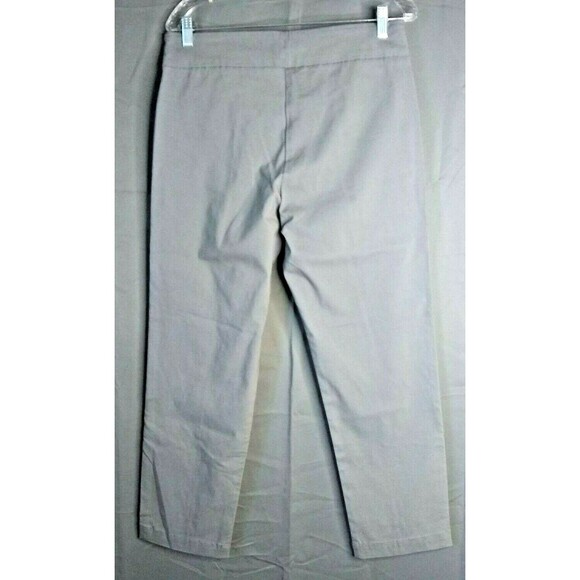 Alisha D. Straight Leg Pullon Stretch Slack/Pant Women's Size 10 Anna (Gray) - Picture 9 of 9